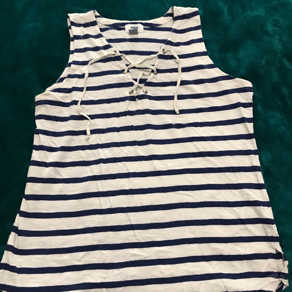 Striped Old Navy tank top
